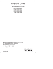 Kohler K-5834 Guide D'installation