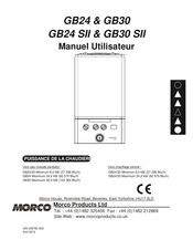 Morco GB30 SII Manuel Utilisateur