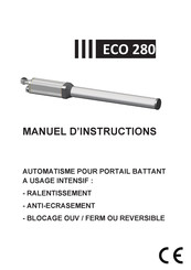 Medva ECO 280 Manuel D'instructions