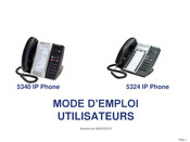 Mitel 5340 Mode D'emploi