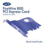 LaCie FireWire 800 Guide D'installation Rapide
