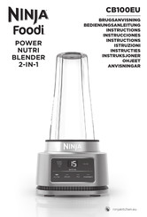Ninja Foodi Power Nutri CB100EU Instructions