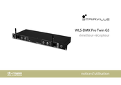 thomann Stairville WLS-DMX Pro Twin G5 Notice D'utilisation