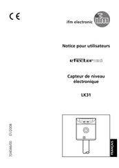 IFM Electronic efector 160 LK31 Mode D'emploi