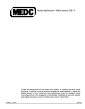 MEDC DB14 Notice Technique