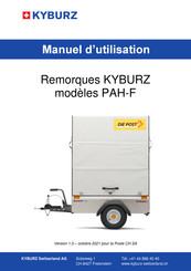 KYBURZ PAH-F Manuel D'utilisation