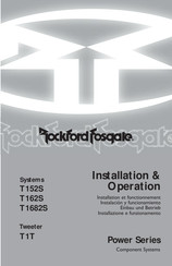 Rockford Fosgate Power T1T Installation Et Fonctionnement