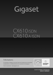 Gigaset CX610 ISDN Mode D'emploi