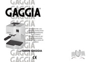 Gaggia GRAN GAGGIA Mode D'emploi