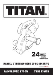 Titan TTB293WCH Manuel D'instructions Et De Sécurité