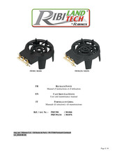Ribimex RIBI LAND TECH PRF390 Manuel D'instructions Et D'utilisation