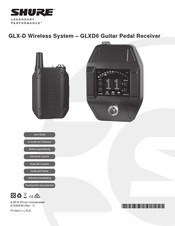 Shure GLXD6 Manuel