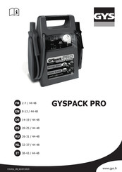 GYS GYSPACK PRO Manuel D'utilisation