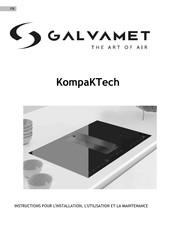 Galvamet KompaKTech Instructions Pour L'installation, L'utilisation Et La Maintenance