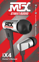 MTX Audio iX4 Manuel De L'utilisateur