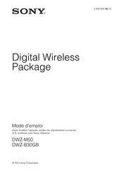Sony DWZ-M50 Mode D'emploi