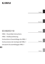 Kawai HML-1W Instructions D'assemblage