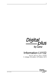 Lenz Digital plus LV102 Mode D'emploi