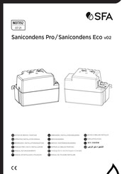 SFA SANICONDENS PRO Notice De Service / Montage