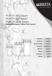 Brita PURITY 1200 Steam Mode D'emploi