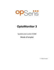 Opsens F2300 Serie Mode D'emploi