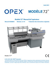 Opex Modele 72 Manuel De L'opérateur