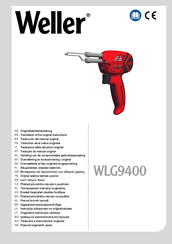 Weller WLG9400 Traduction De La Notice Originale