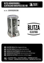 Mayer Barbecue BLITZA ELECTRO 1000020158 Guide De Montage