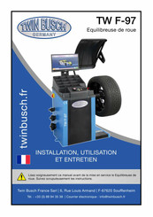 twin busch TW F-97 Installation, Utilisation Et Entretien