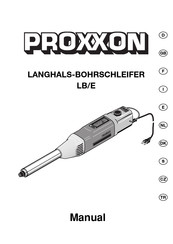 Proxxon LB/E Mode D'emploi