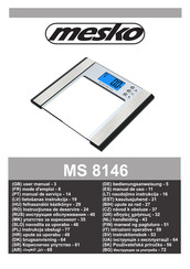 Mesko MS 8146 Mode D'emploi