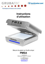 Schaller PMSA Instructions D'utilisation