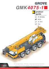 Manitowoc Crane Group Grove GMK4075-1 Guide Du Produit