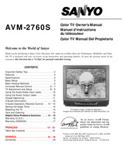 Sanyo AVM-2760S Manuel D'instructions