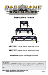 Enerco Base Camp F235825 Instructions D'utilisation