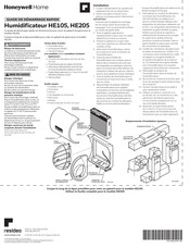 Honeywell Home HE205 Guide De Démarrage Rapide