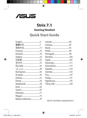 Asus Strix 7.1 Mode D'emploi