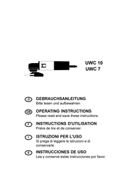 SUHNER UWC 10 Instructions D'utilisation