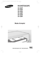 Samsung SV-433F Mode D'emploi