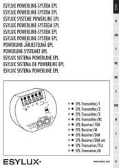 ESYLUX POWERLINE-SYSTEM EPL Notice De Montage Et D'utilisation