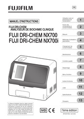 FujiFilm FUJI DRI-CHEM NX700 Manuel D'instructions