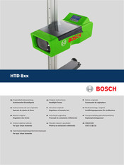 Bosch HTD 8 Serie Notice Originale