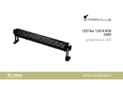 thomann STAIRVILLE LED Bar 120/4 RGB DMX Notice D'utilisation