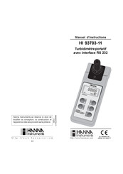 Hanna Instruments HI 93703-11 Manuel D'instructions