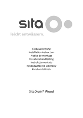 Sita SitaDrain Wood Notice De Montage