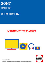 Sony WI-C310 Manuel D'utilisation