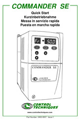 Control Techniques Commander SE Guide Rapide