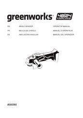 GreenWorks AGG302 Manuel D'opérateur