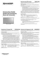 Sharp LC-65LE643U Guide De Connexion Rapide