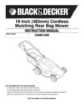 Black & Decker CMM1200 Guide D'utilisation